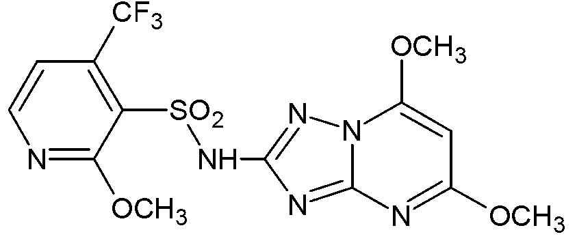 Herbicide composition containing pyraflufen-ethyl and pyroxsulam