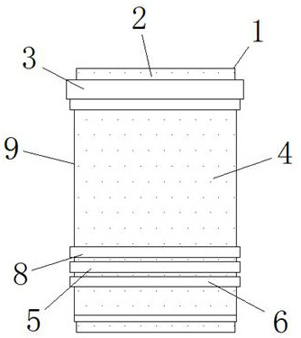 Cylinder sleeve with good sealing performance for gasoline engine