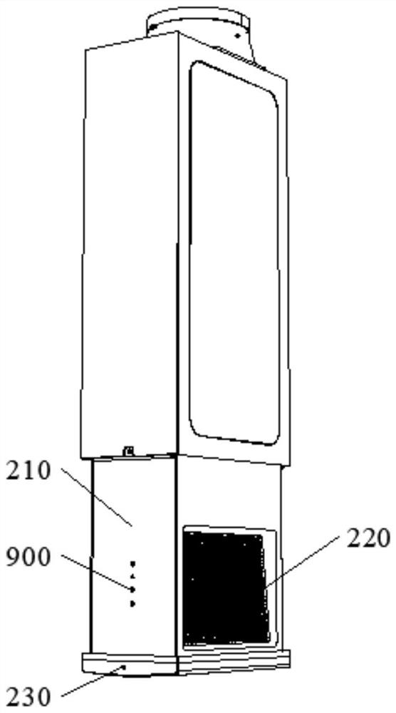 Lifting type range hood and integrated cooker