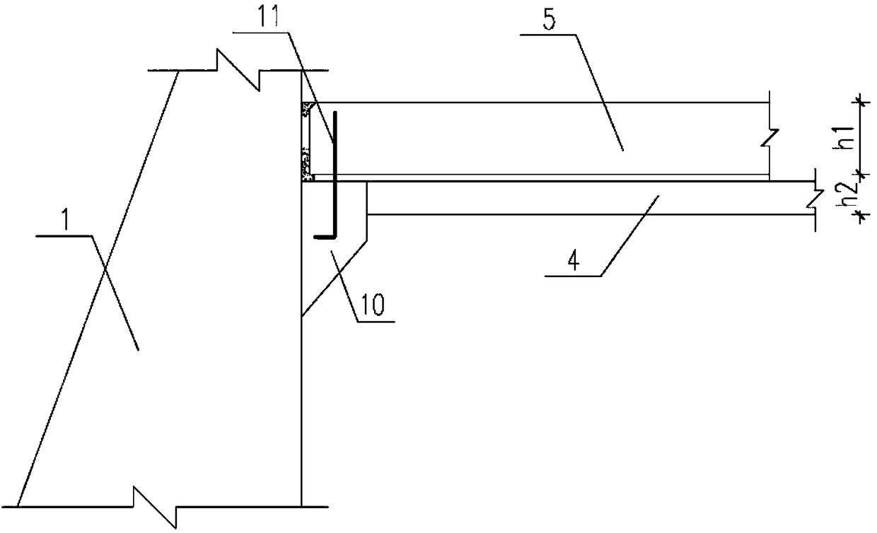 Roadbed reinforcement structure for preventing vehicle bump at bridge head and construction method thereof