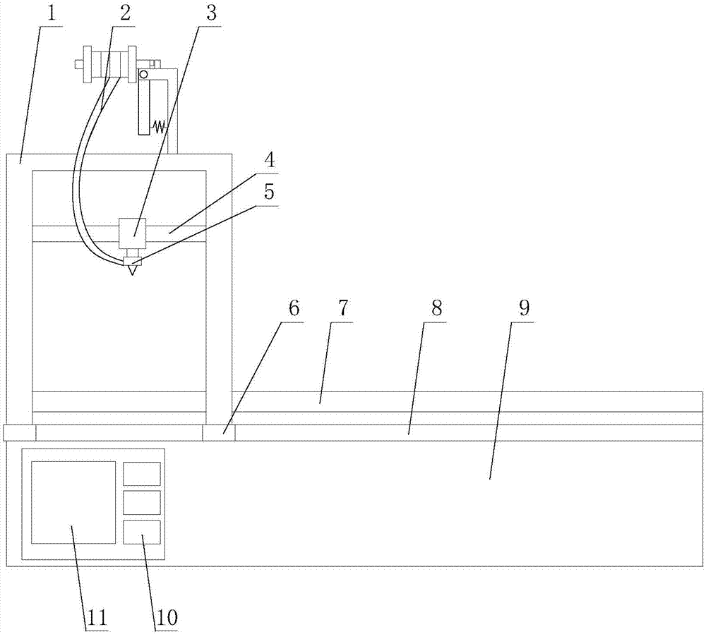 Intelligent 3D printer capable of achieving continuous printing function