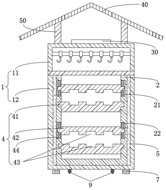 Low-voltage power distribution cabinet shell