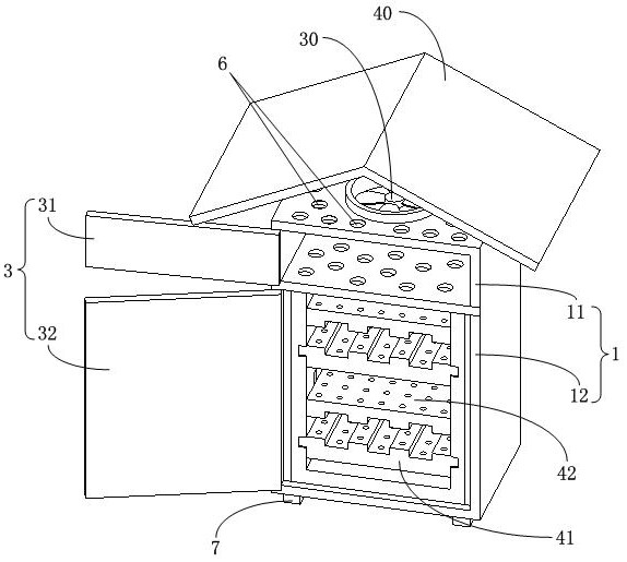 Low-voltage power distribution cabinet shell