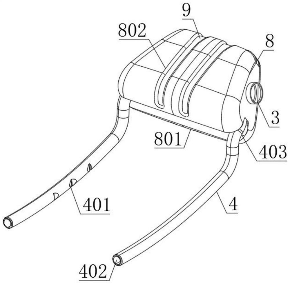 Window breaking first-aid device for automobile falling into water and implementation method thereof