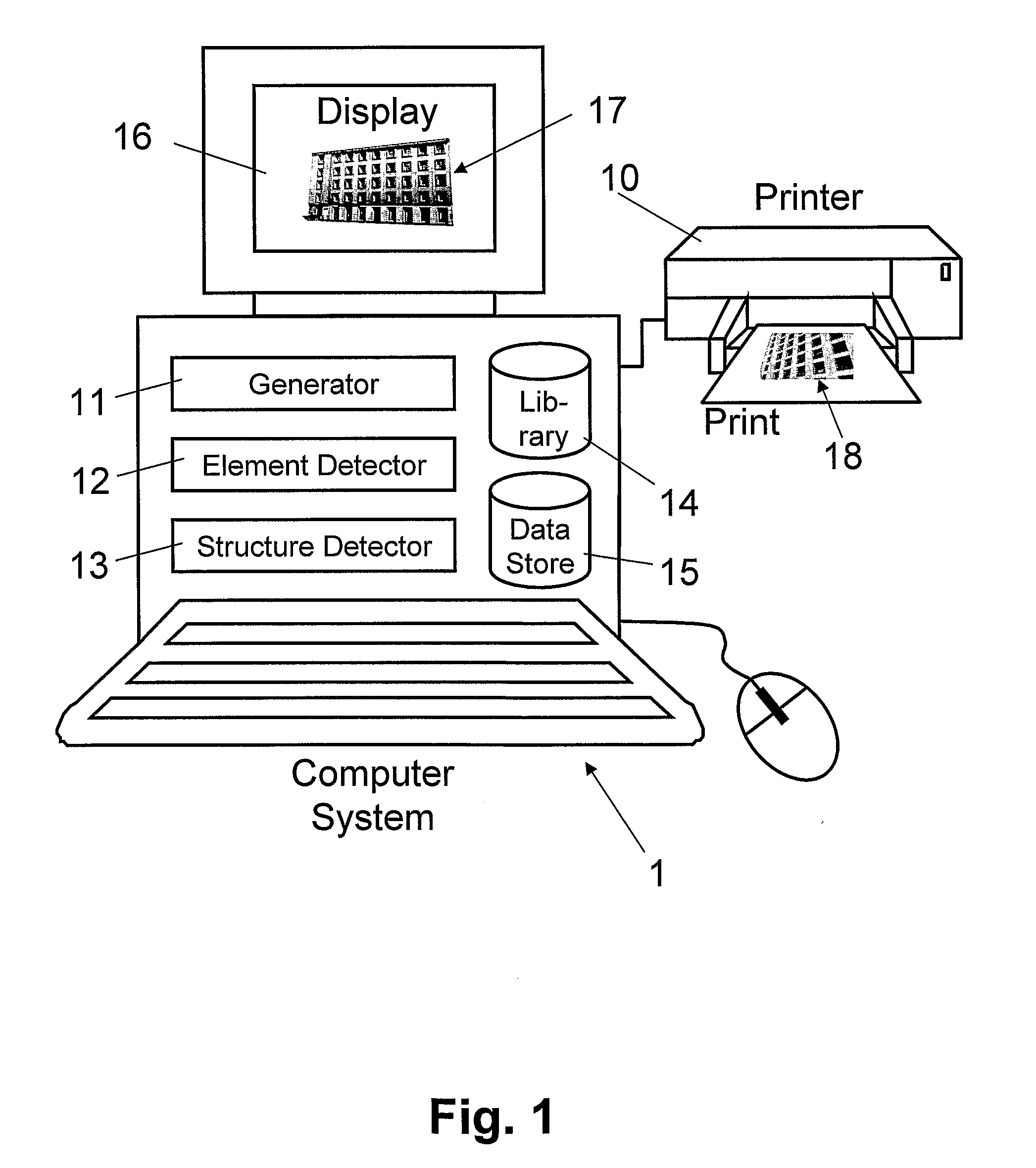 Computer system and method for generating a 3D geometric model