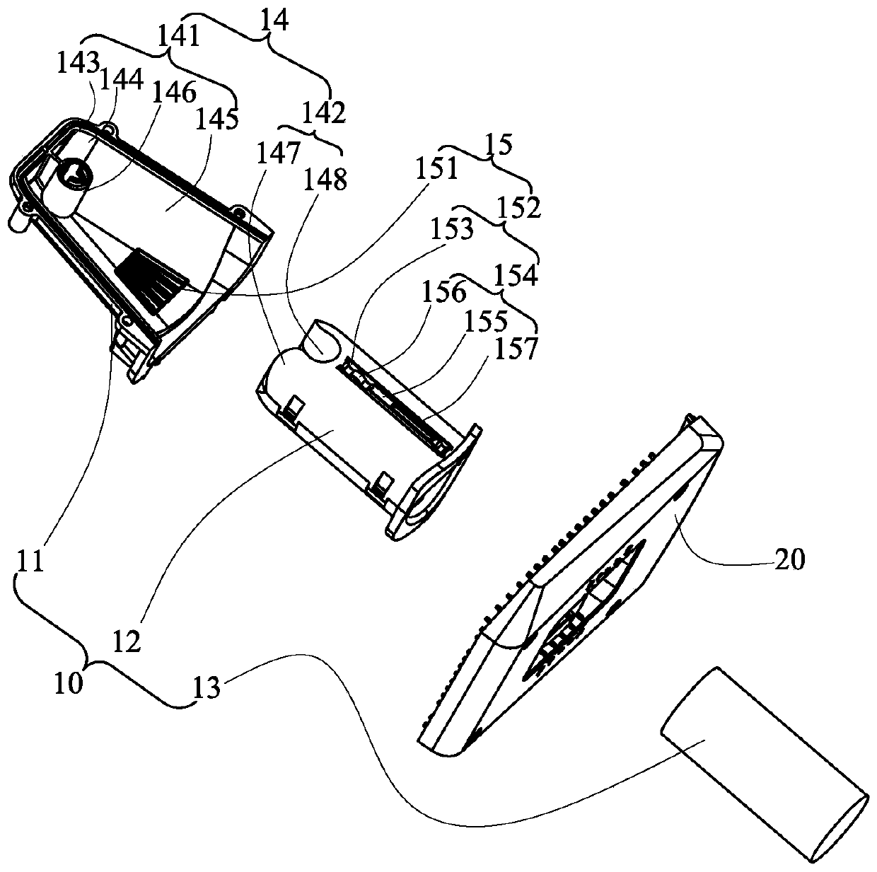 An angle adjustment mechanism and a sound box with the angle adjustment mechanism