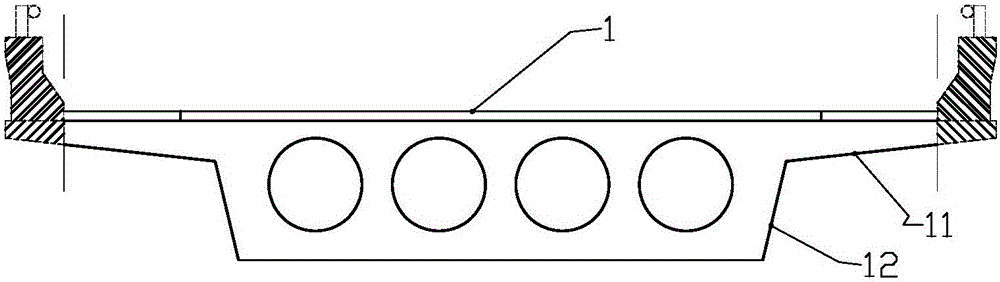 Steel cantilever combined bridge deck slab widening and reconstruction structure and construction method thereof