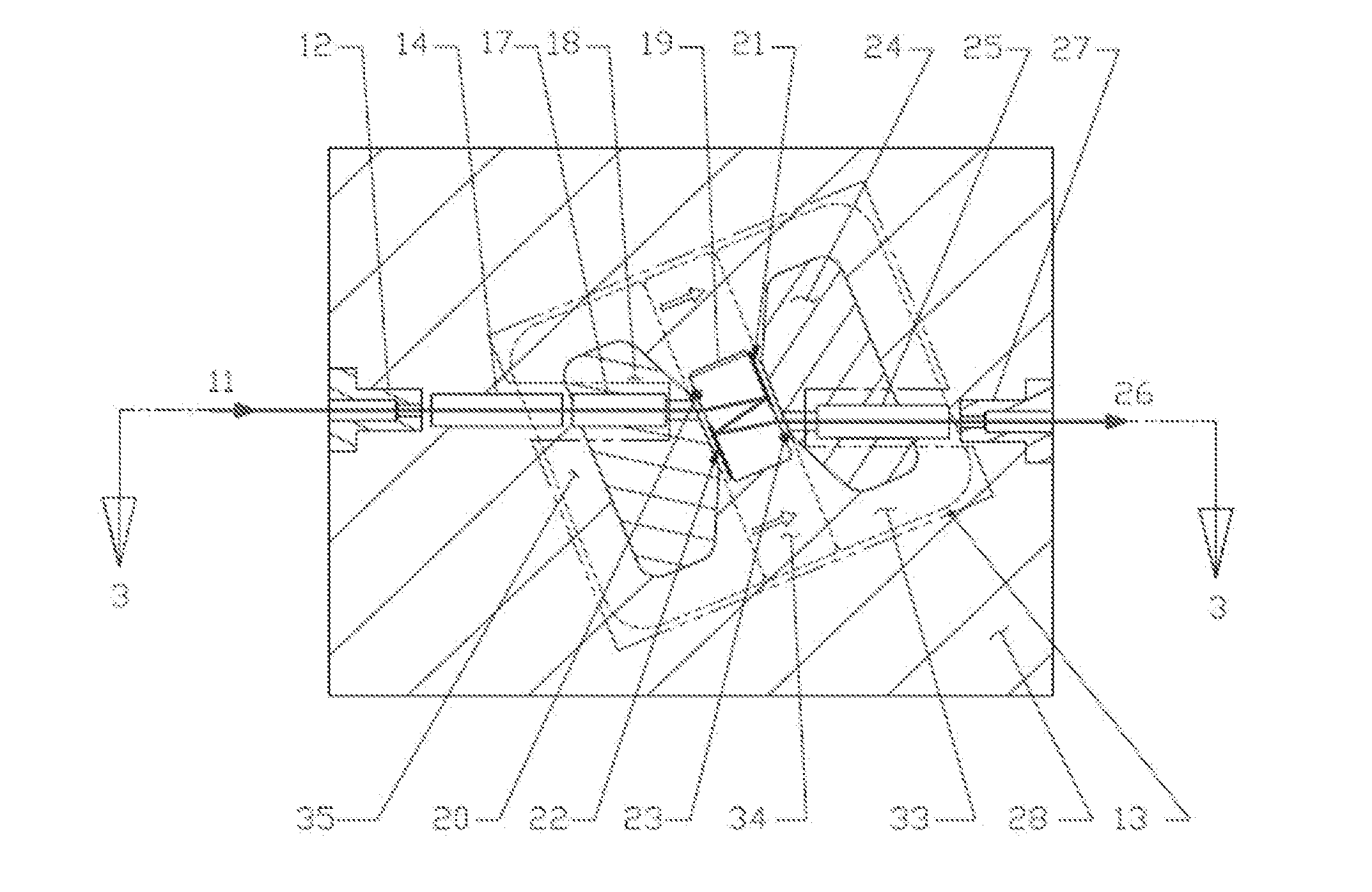 High magnetic field-type multi-pass faraday rotator