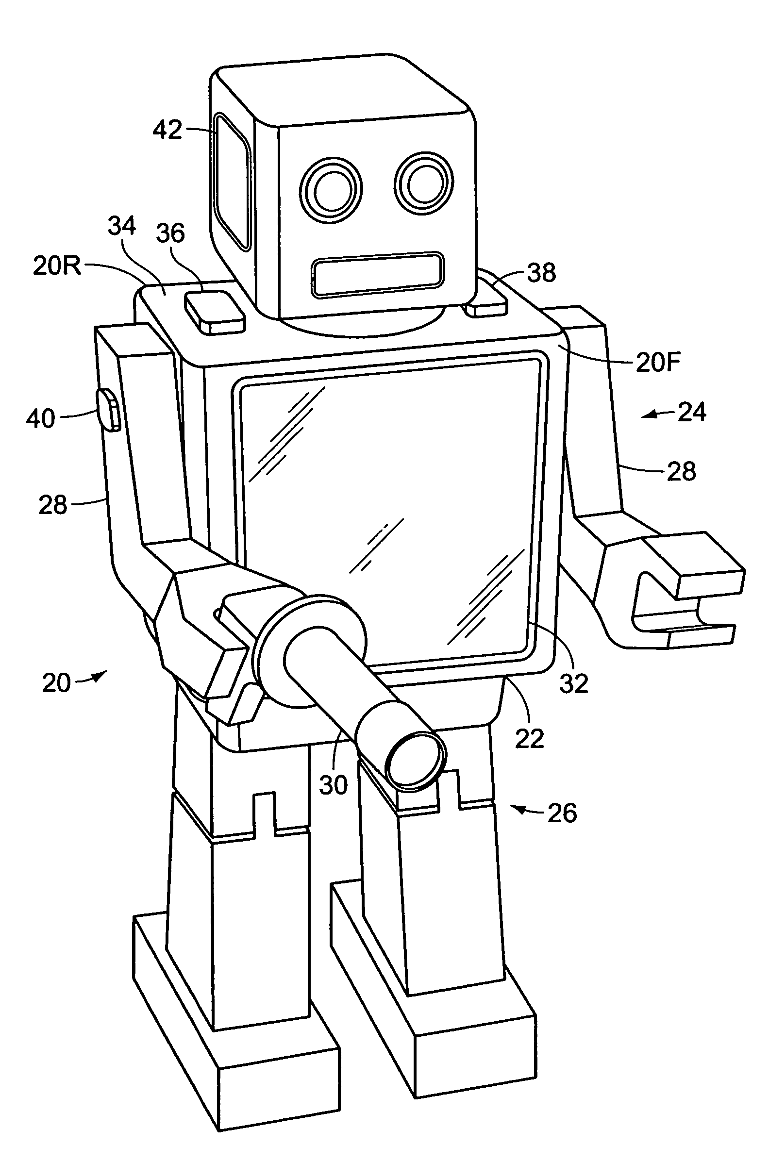 Gaming system employing both action figure and video game play