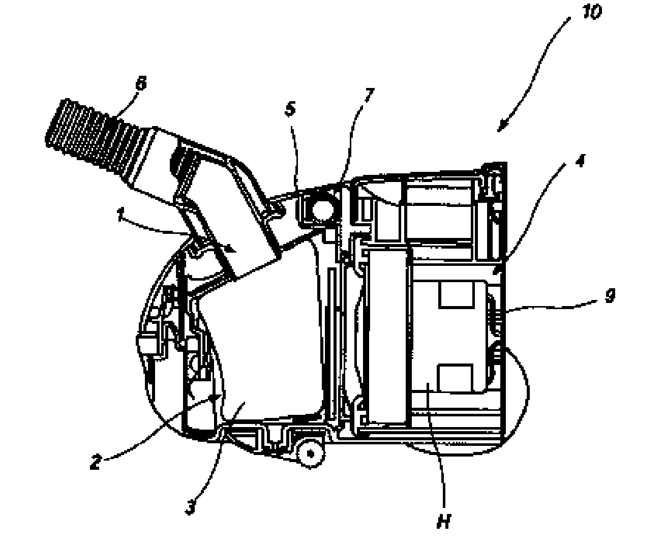 Dust collector fullness indicator