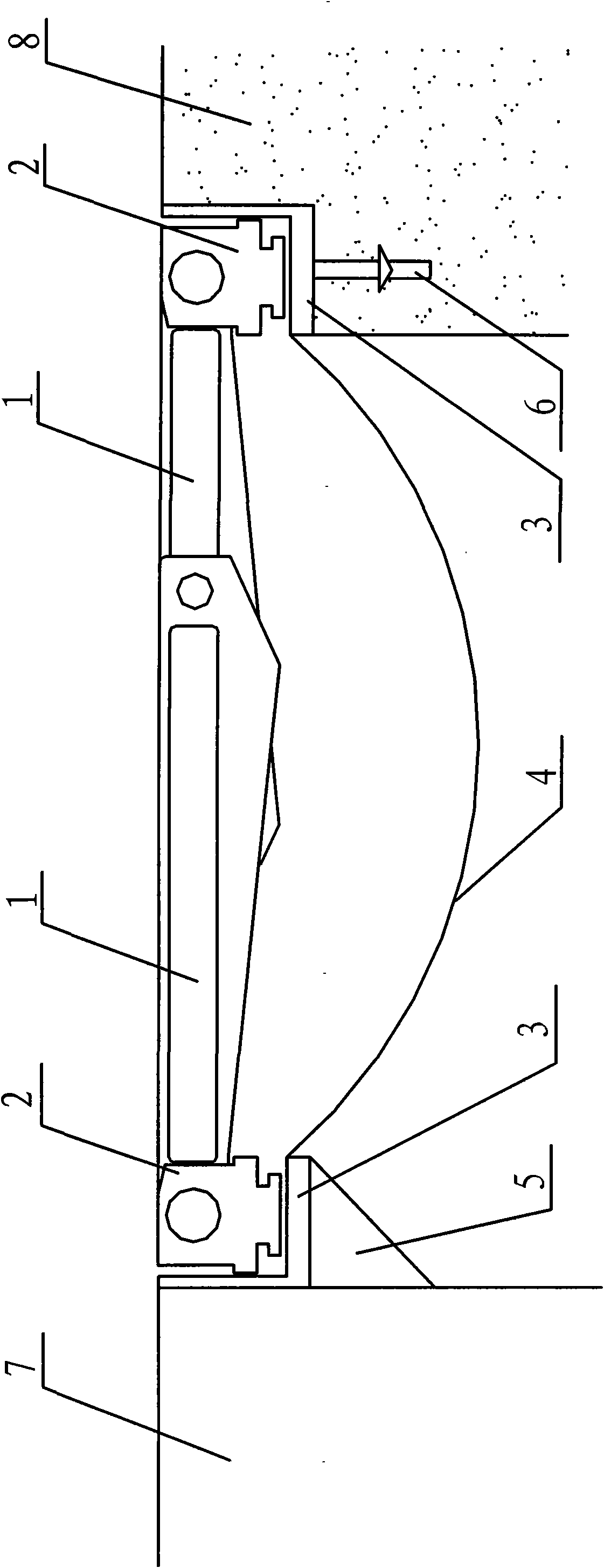 Mutual support type bridge expansion device