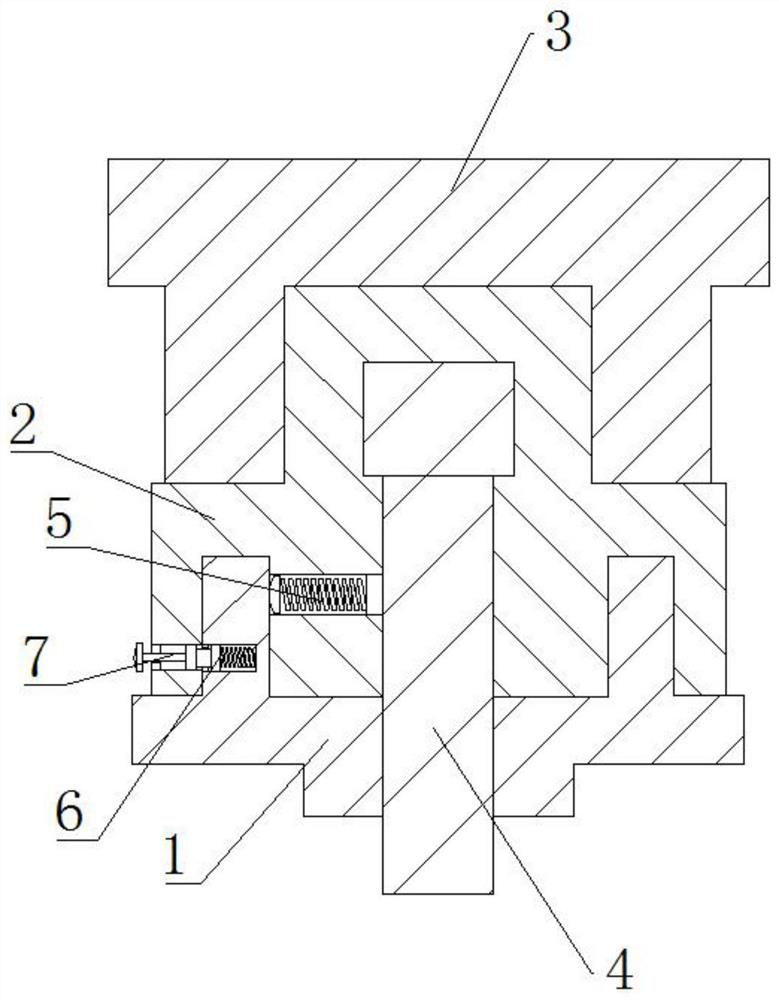 Structure for screw zero limiting, self-locking and adjusting