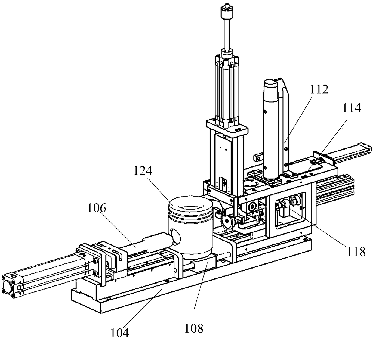 Automatic assembly device and method of piston clamp spring