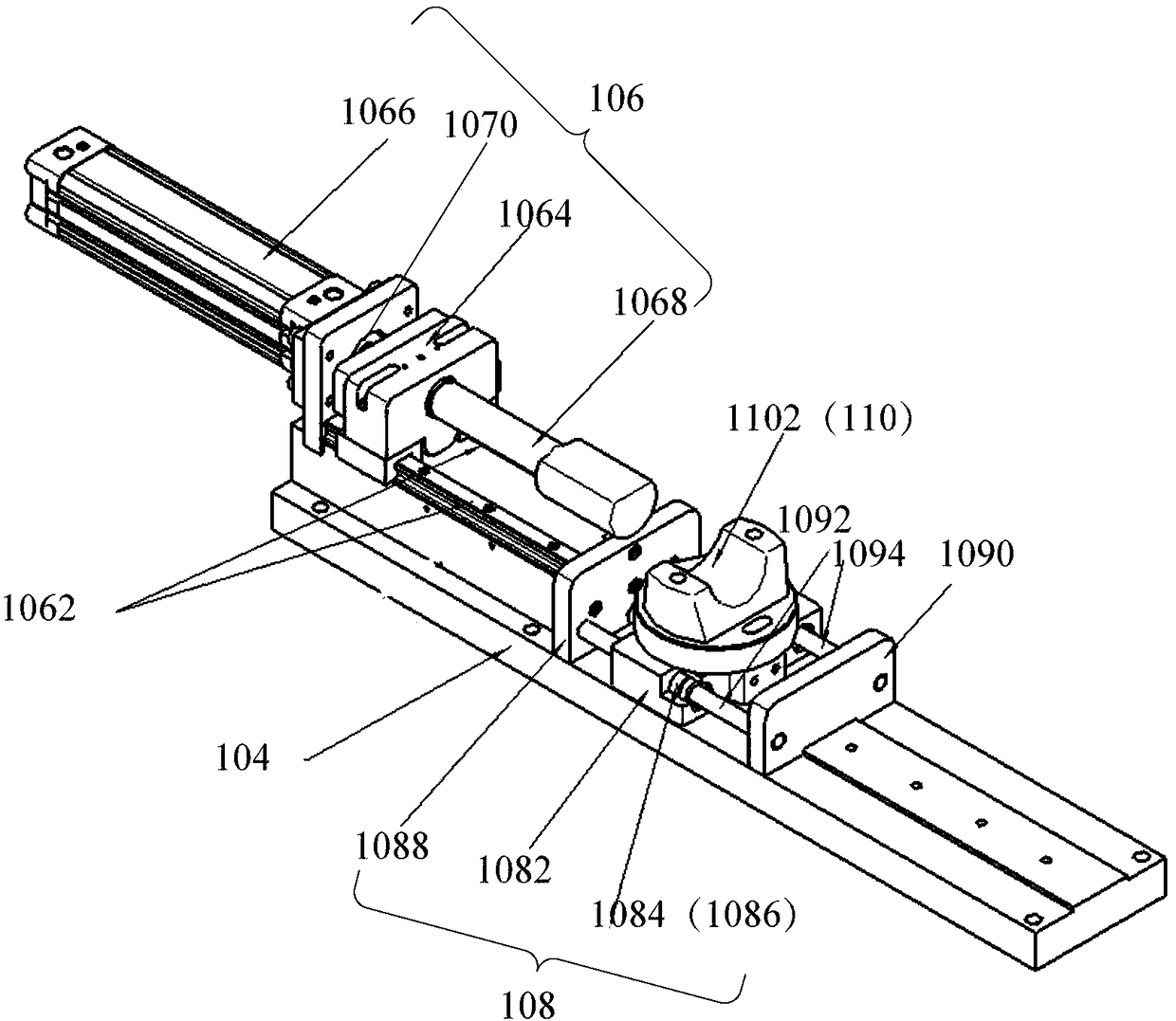 Automatic assembly device and method of piston clamp spring