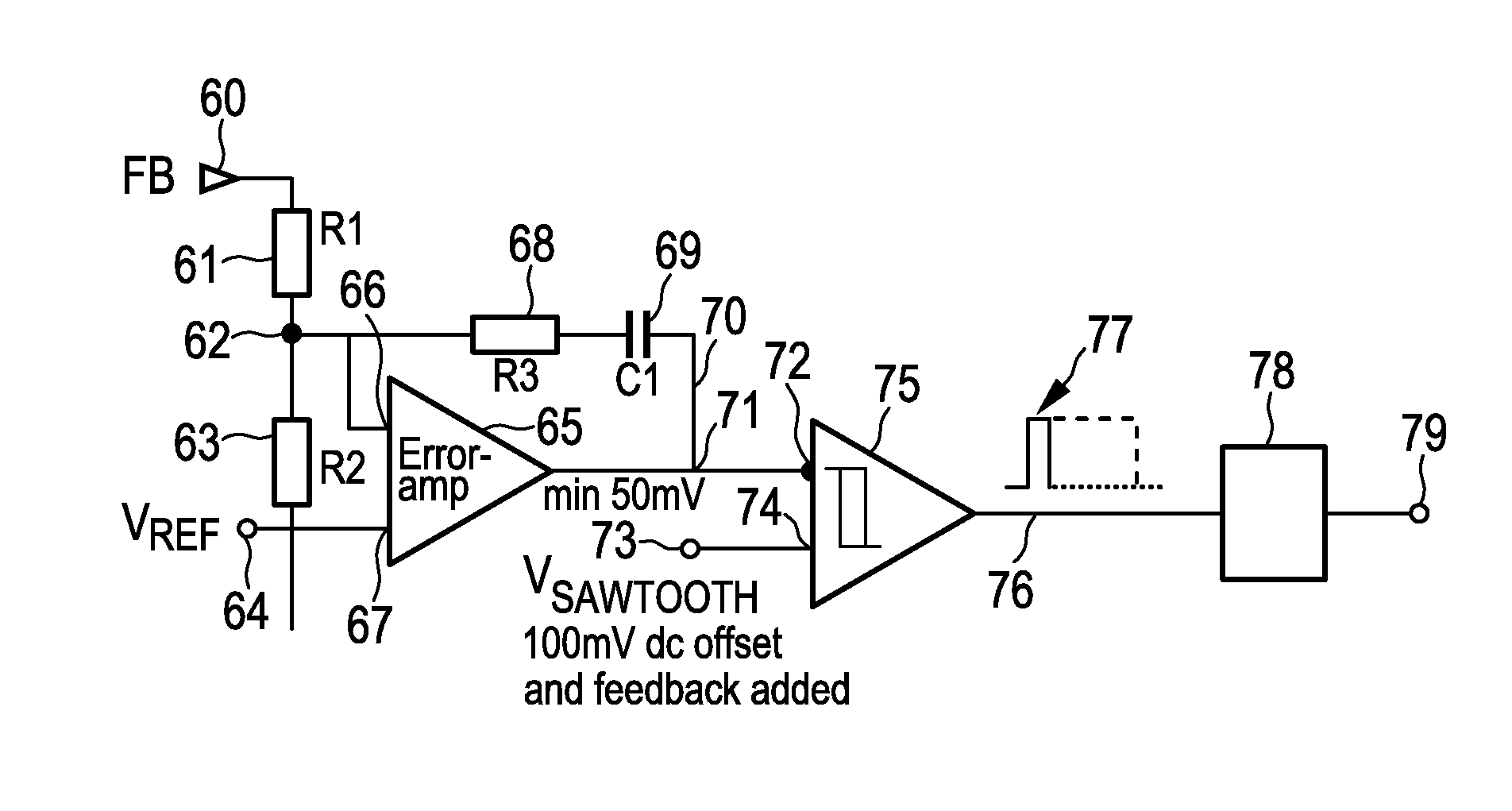 Power supply and dc-dc-conversion