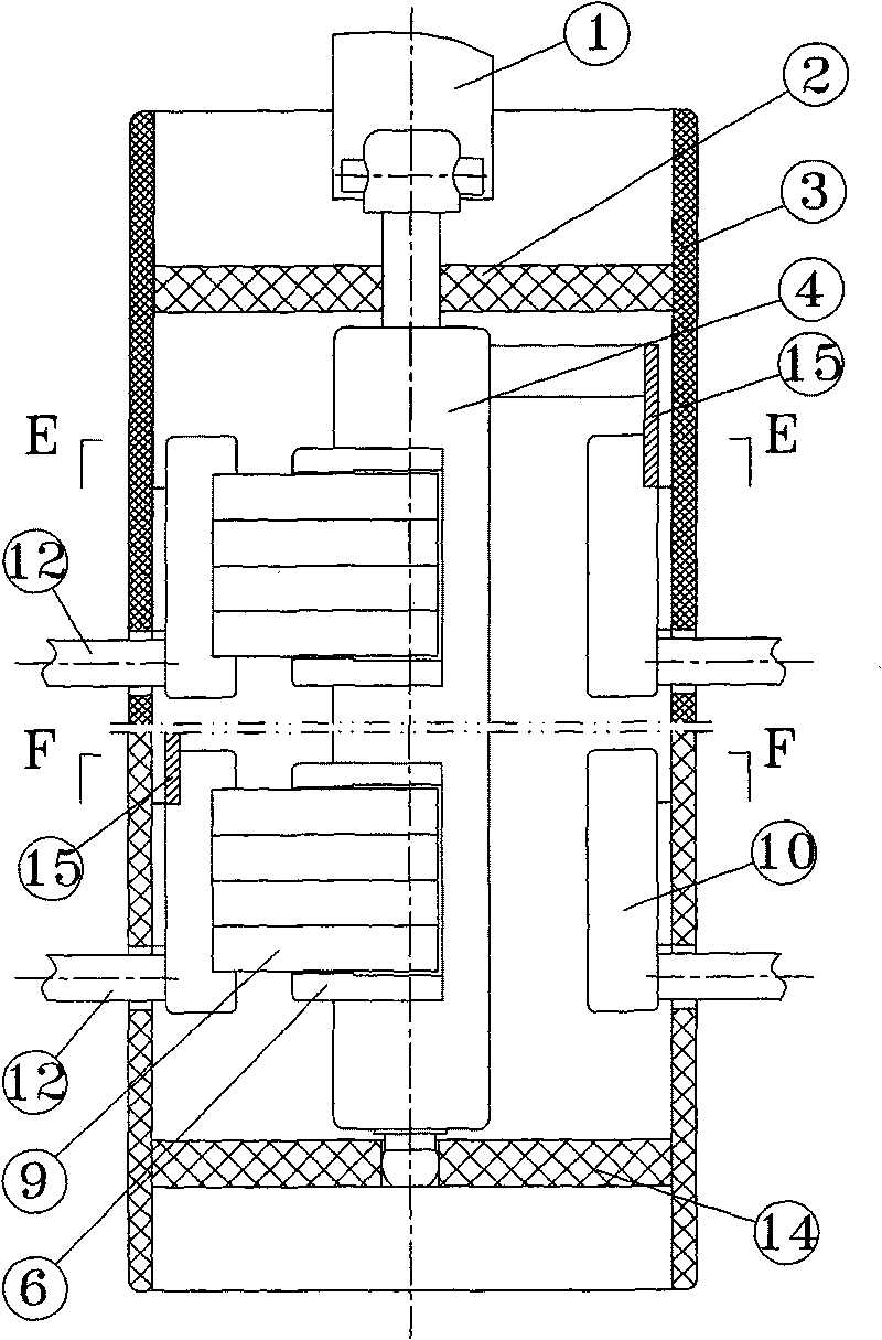 Linked voltage regulation non-excitation tap switch