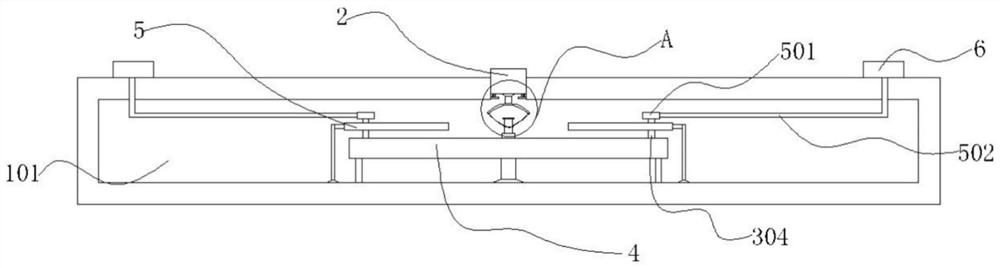 Stamping device suitable for machining of different sizes and used for automobile parts