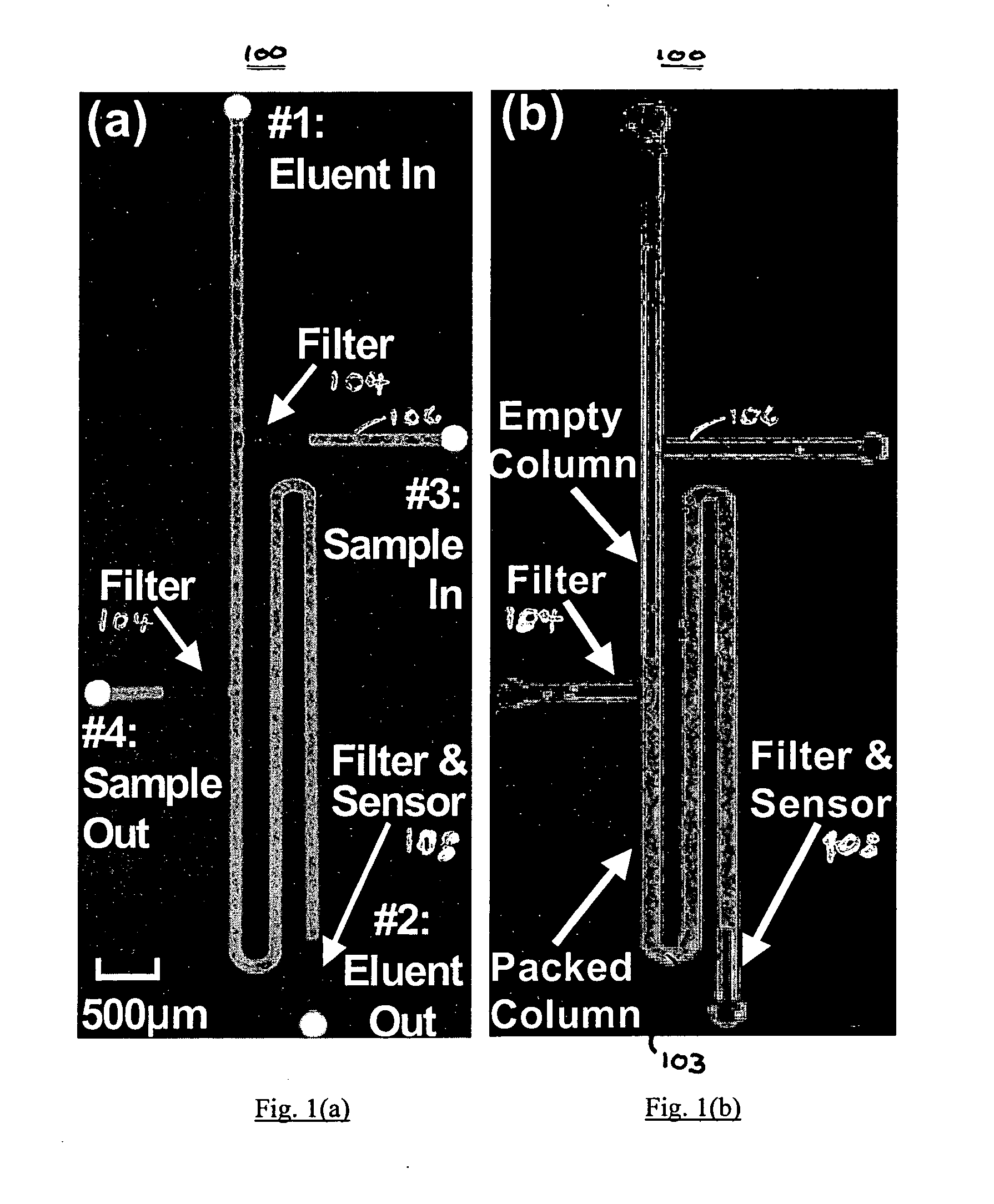 IC-processed polymer nano-liquid chromatography system on-a-chip and method of making it