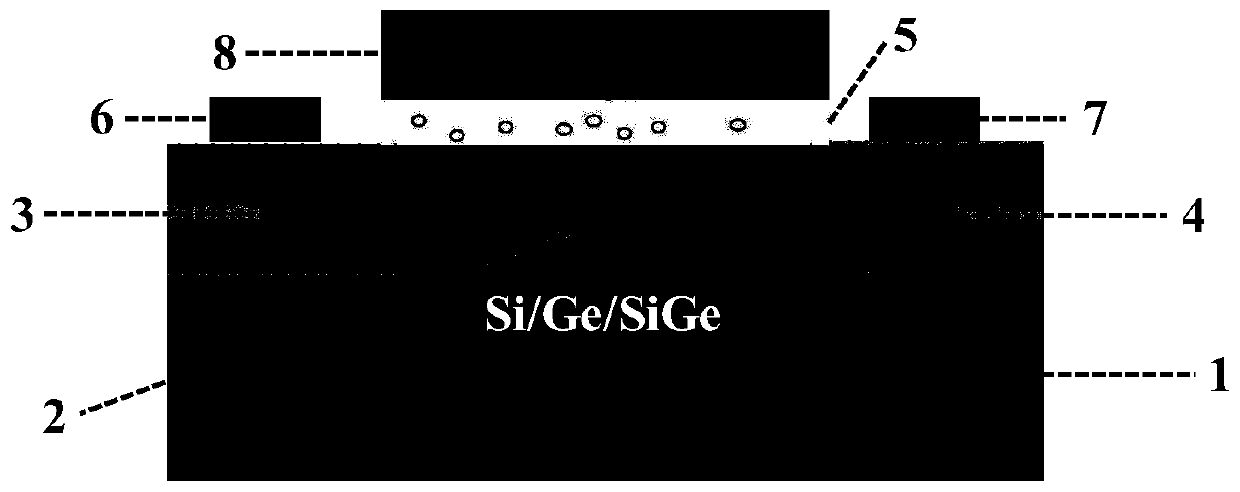 Ferroelectric field effect transistor based on alumina material with embedded nanocrystalline and preparation method thereof