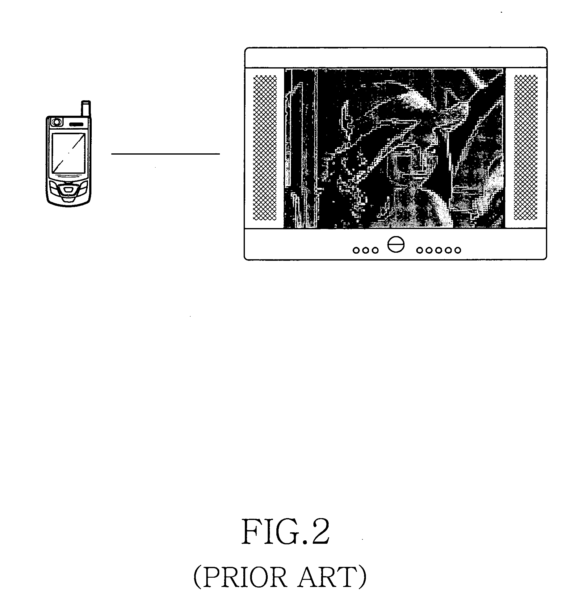 Mobile communication terminal capable of performing other functions while outputting DMB to external AV device