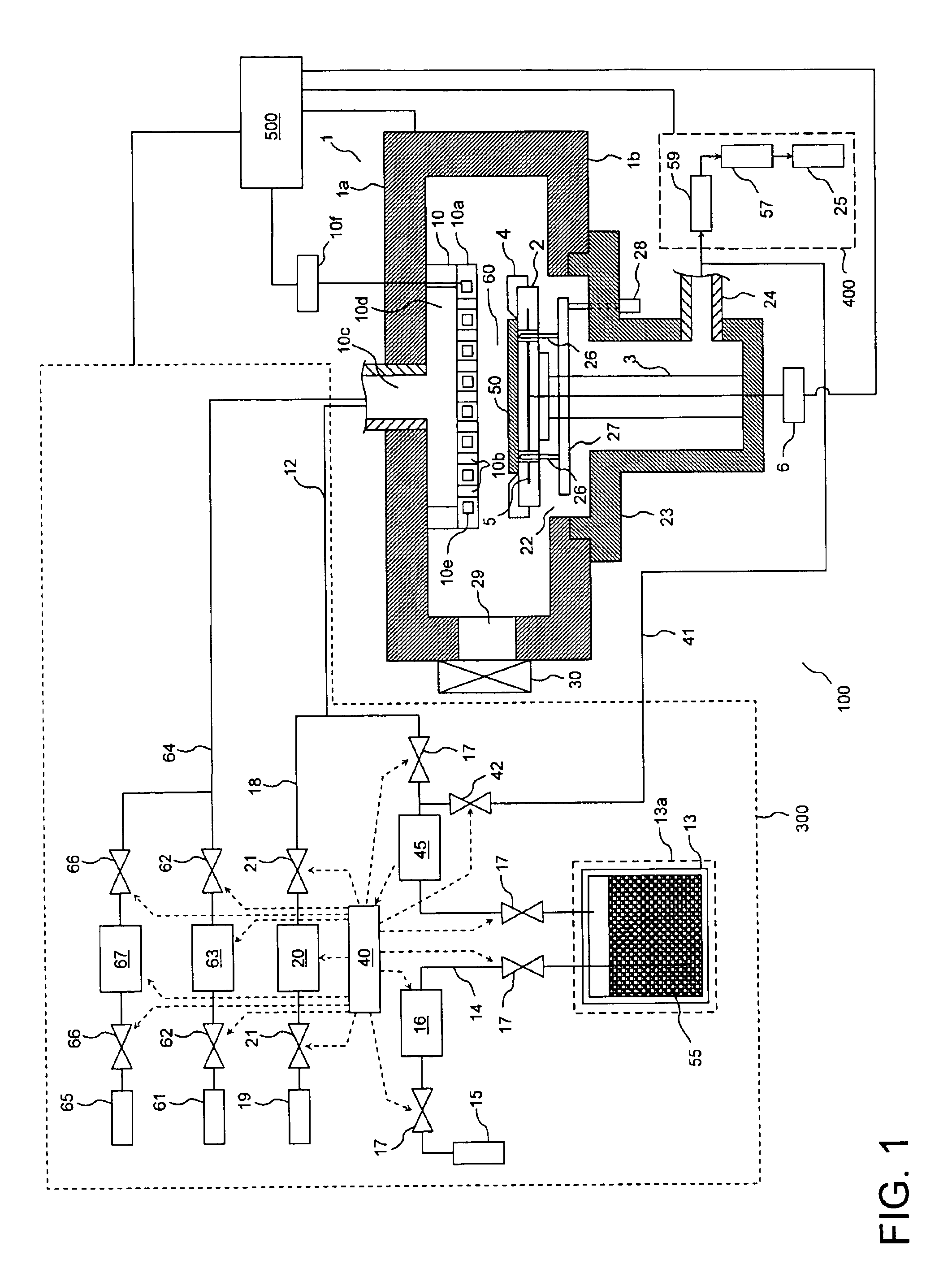 Method of forming a metal layer using an intermittent precursor gas flow process