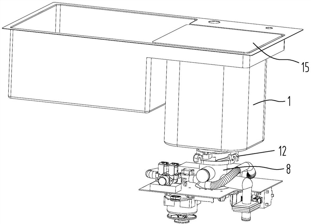 Hand washing imitating type fruit and vegetable cleaning machine