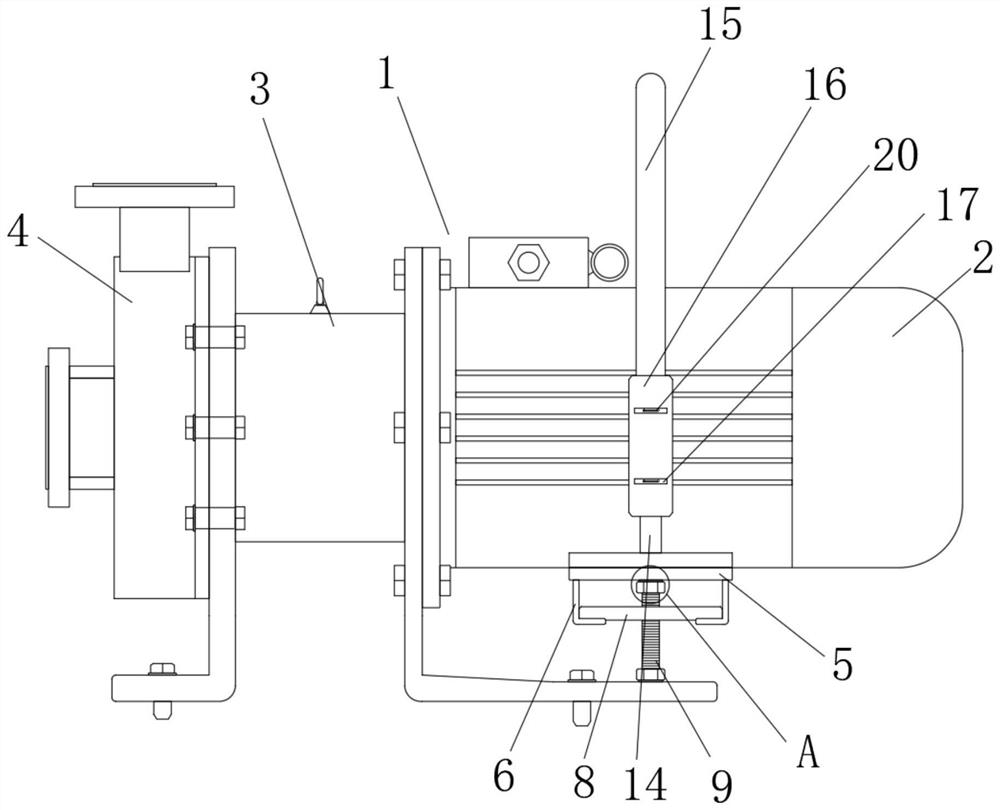 Magnetic drive pump with high stability