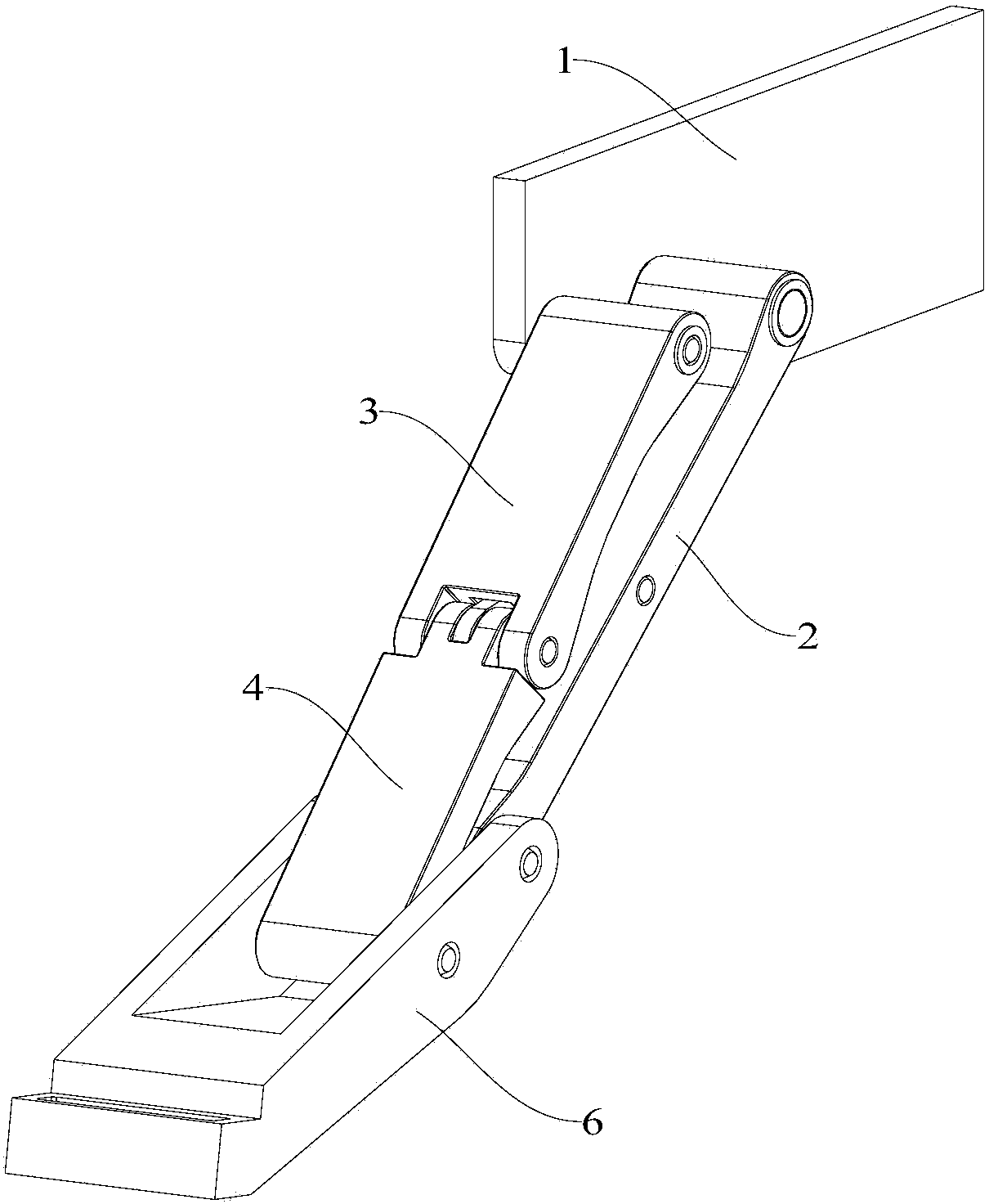 Automobile pedal device and retractor device thereof