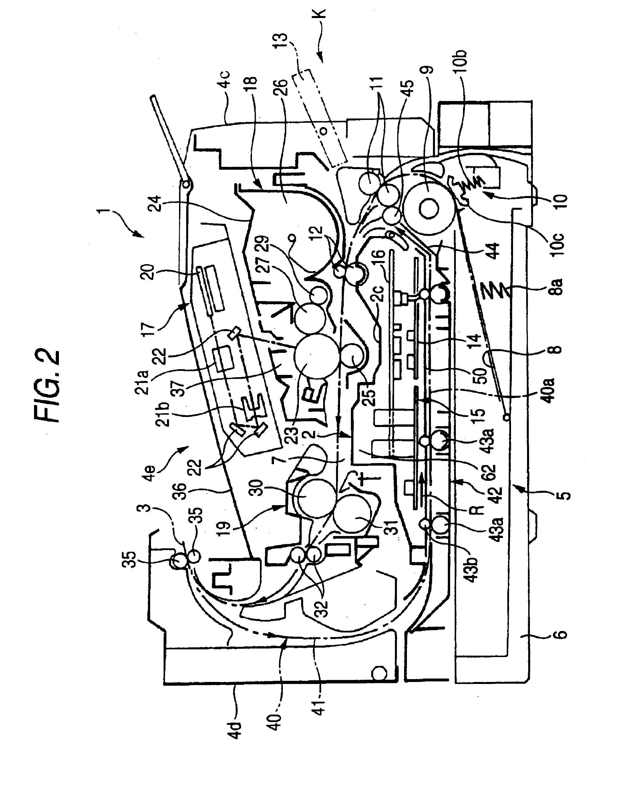 Assembly structure for image forming apparatus