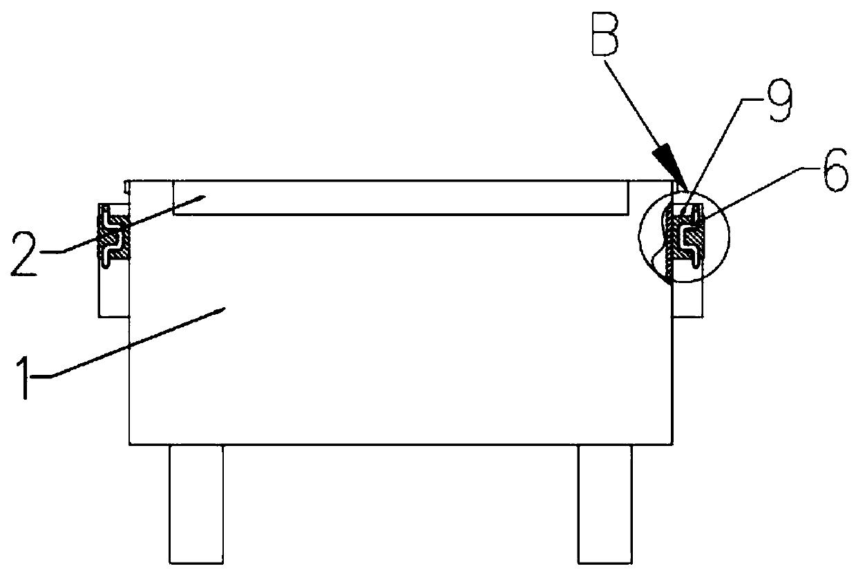 Mining truck rear door locking structure and rear door locking method