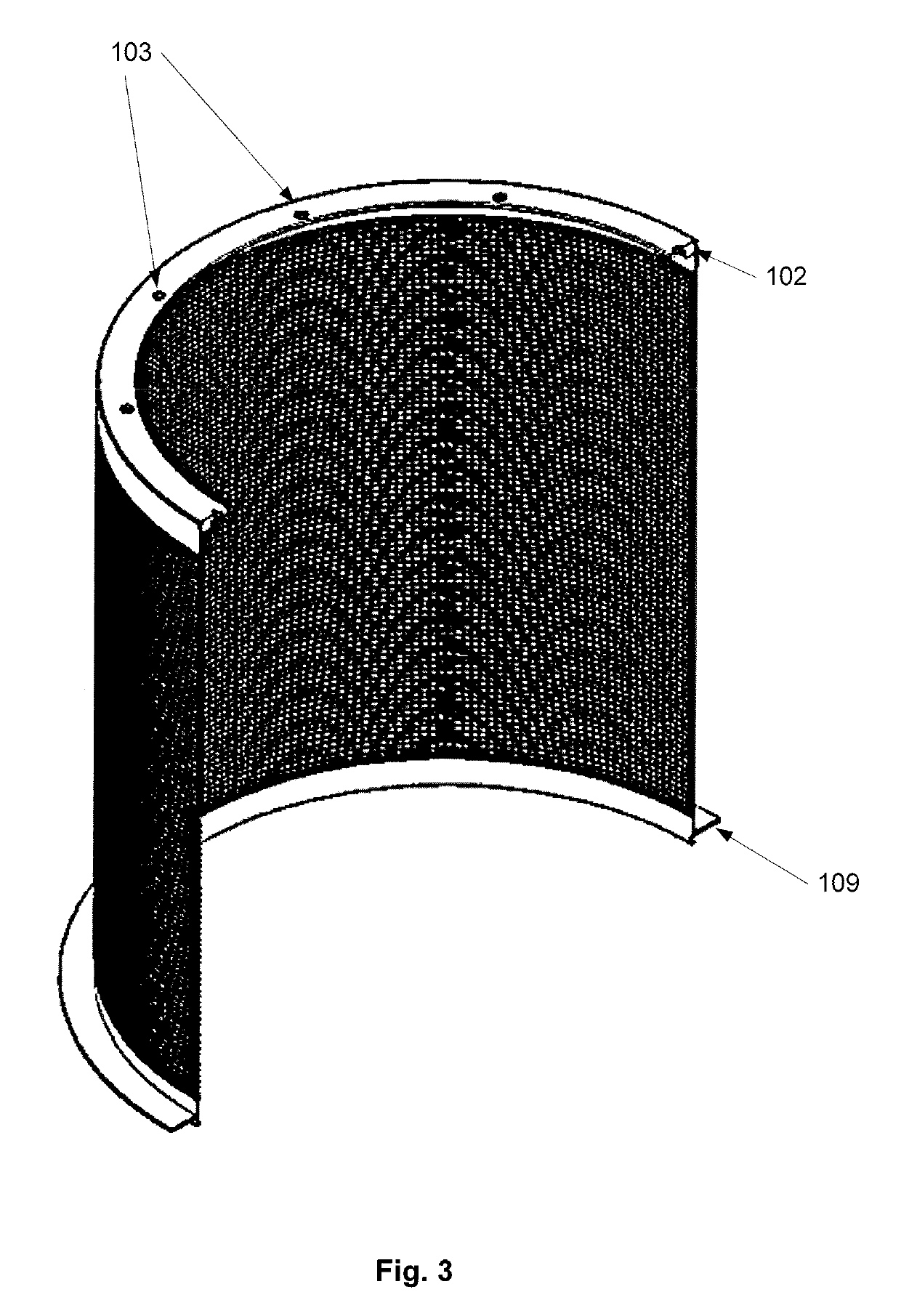 Drum, a machine comprising such drum, and a method for drum and manufacturing of such drum