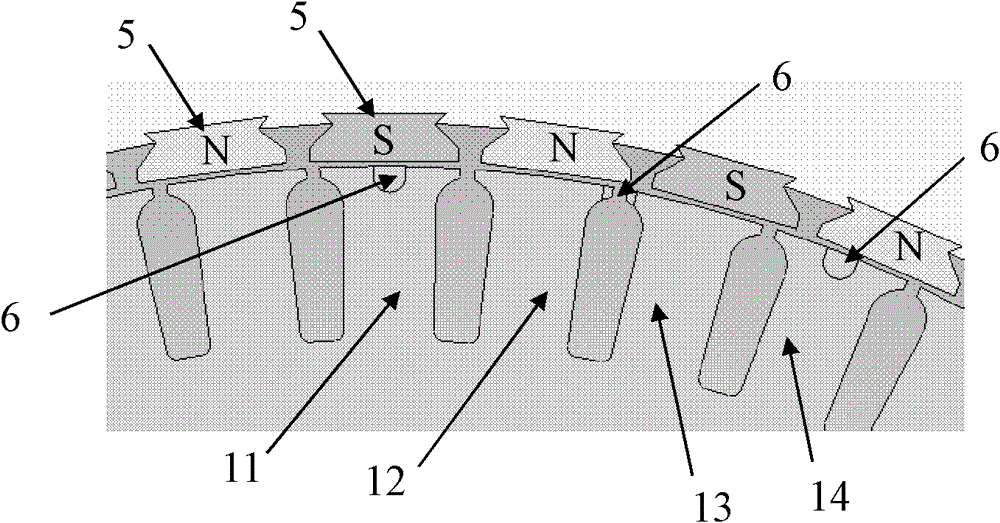 Brushless DC variable frequency motor and control system using brushless DC variable frequency motor