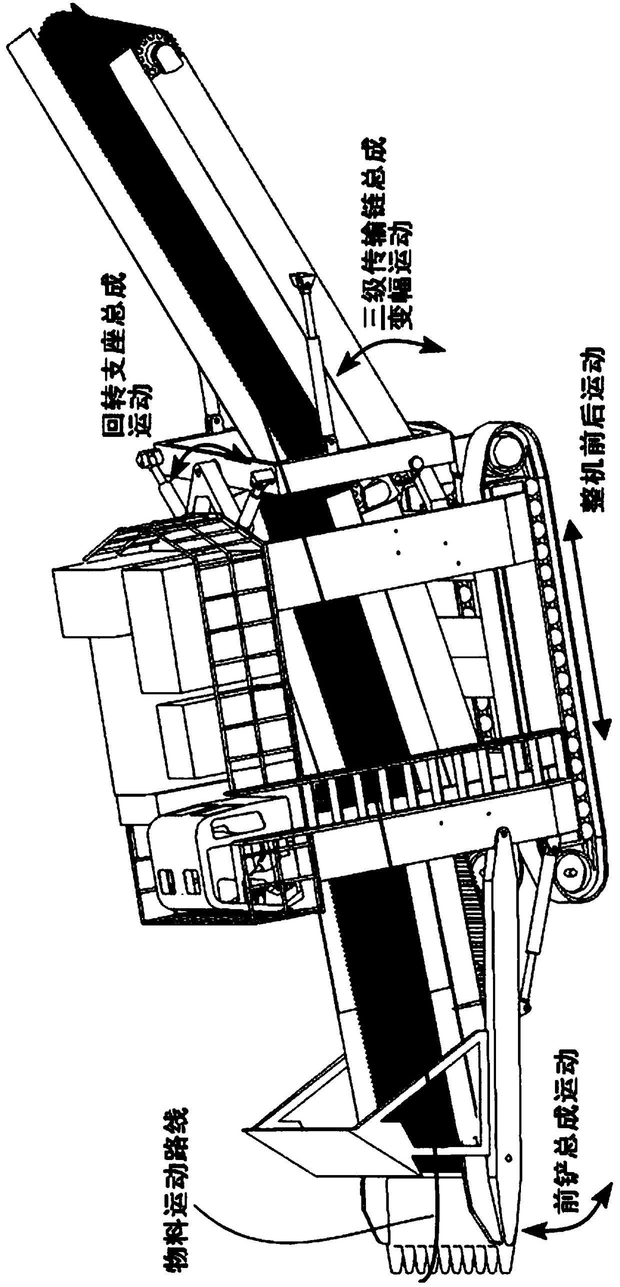 Continuous loading loader for open pit mines