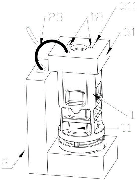 A water-cooled molding tool for a vehicle cushion pad