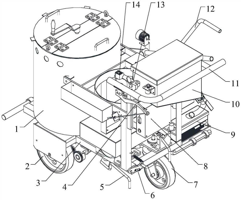 Electrically-driven hot-melting ruling machine