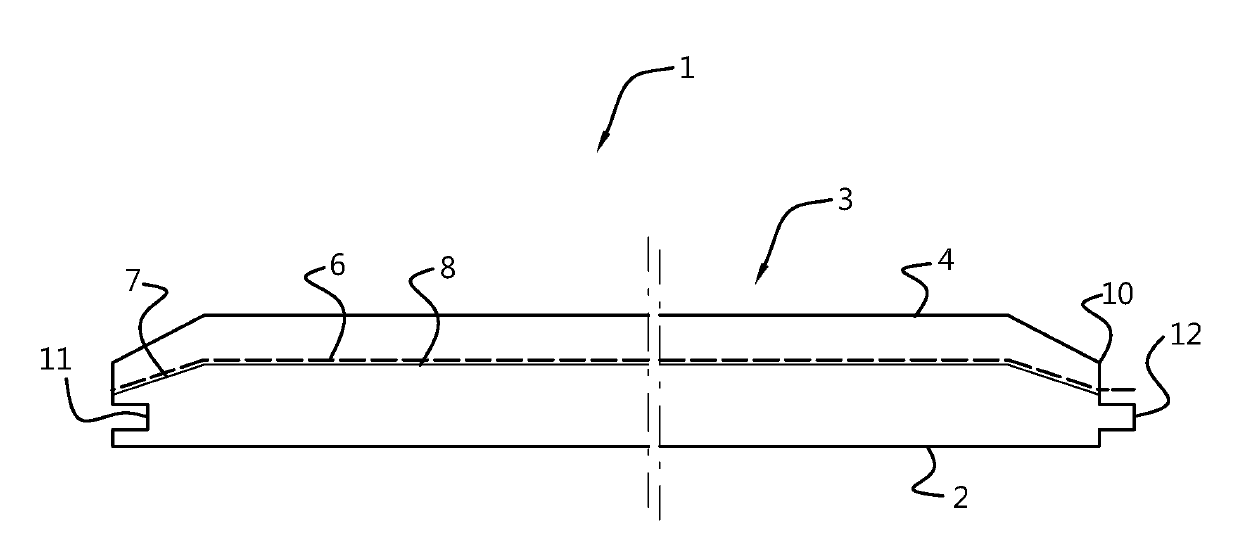 Covering and method for producing coverings