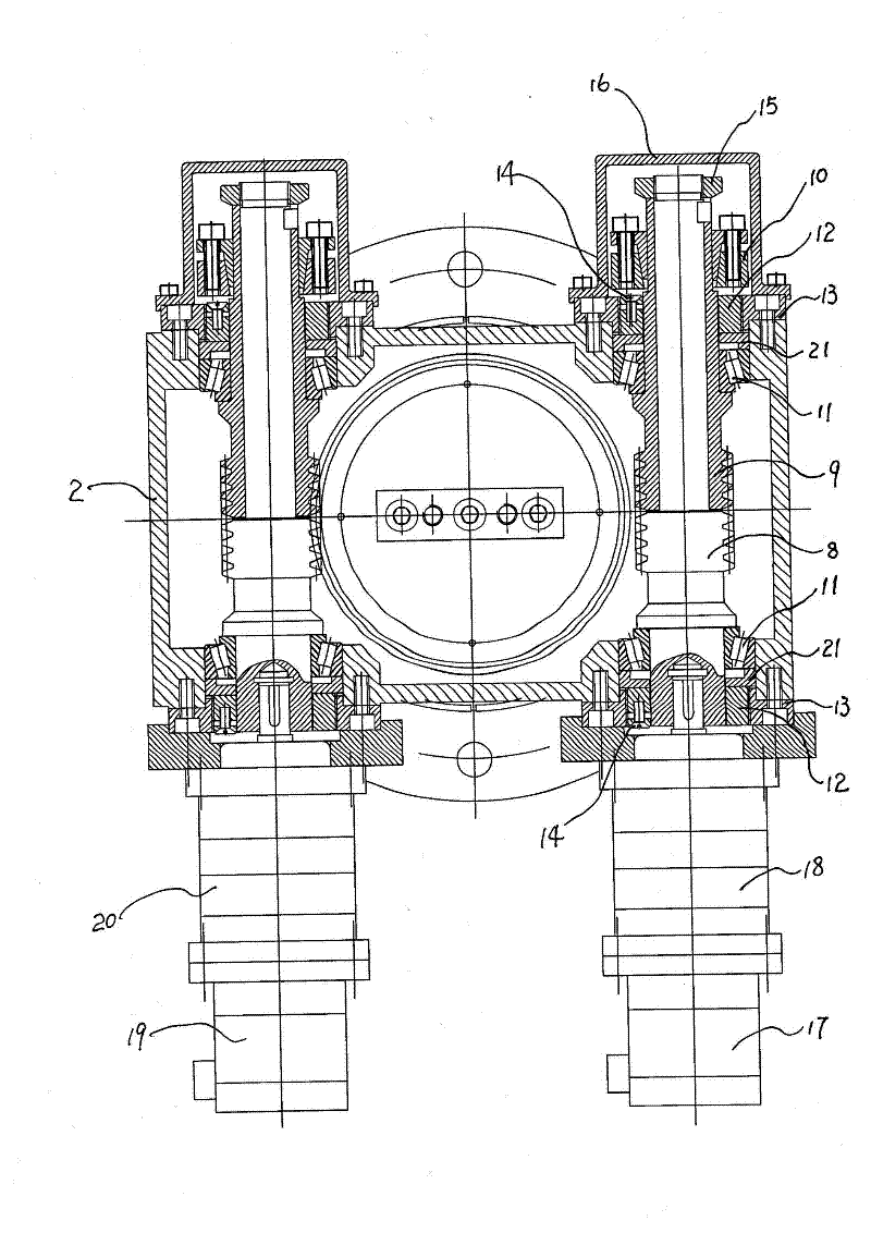 Integral multifunctional positioning transmission mechanism