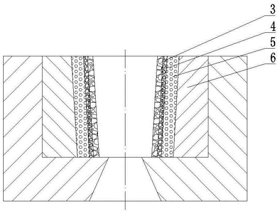 Wire drawing die and production method thereof