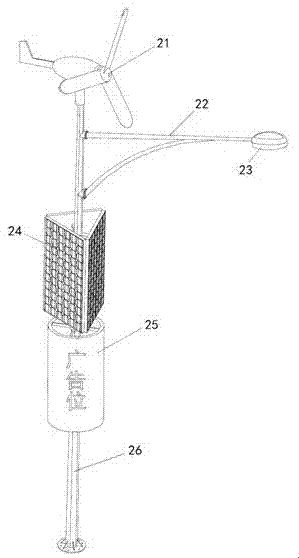 Intelligent type new energy advertising street lamp