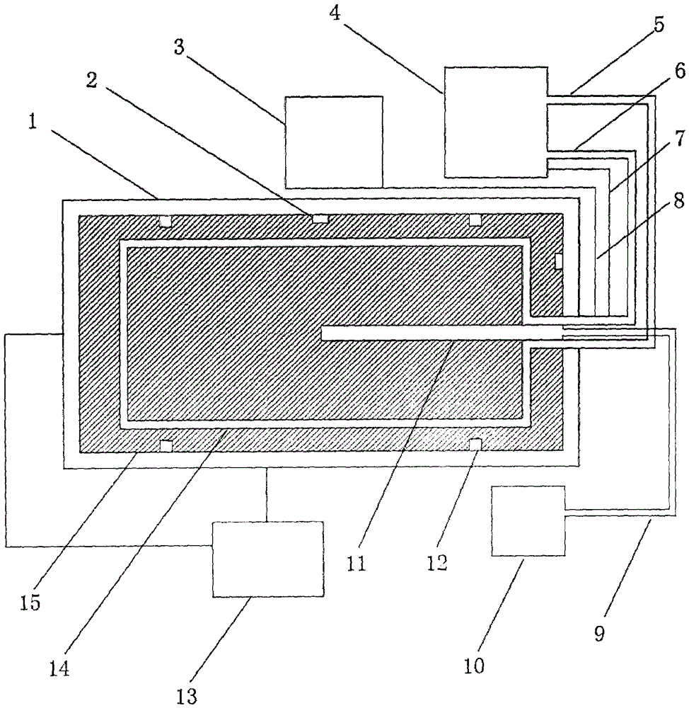 Experimental device for simulating hydrofracture action mechanism in steam assisted gravity drainage (SAGD) process