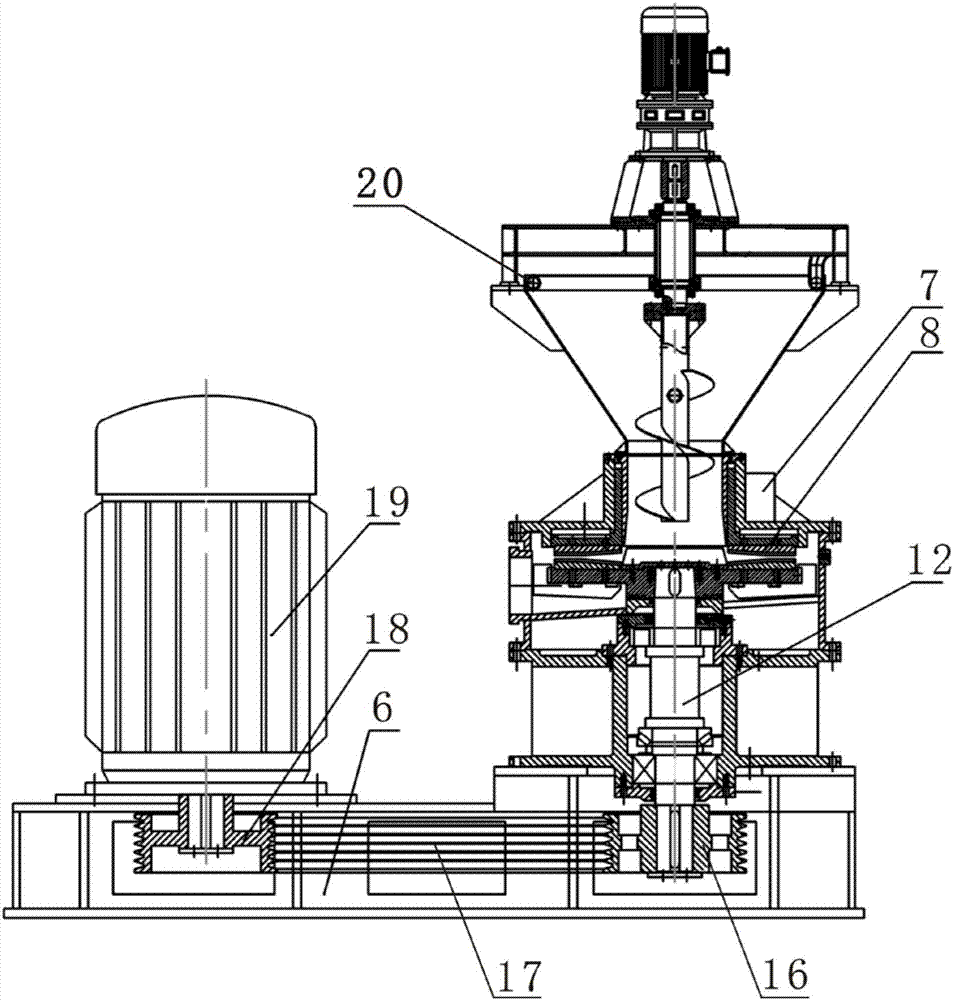 Straw fine screening machine