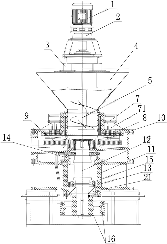 Straw fine screening machine