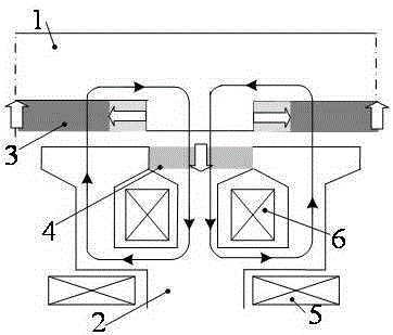 Magnetic field modulation type stator-rotor mixed permanent magnet memory motor