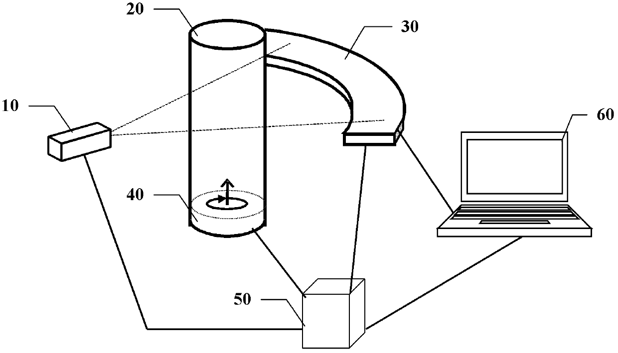 Method and equipment for determining computerized tomography (CT) scanning position in drug inspection system