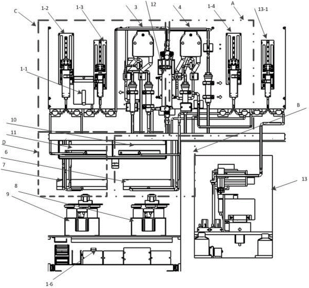 Biological culture device based on hemodialyzer