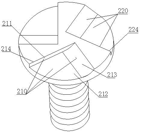 Non-removable screwed fitting and screwing method thereof