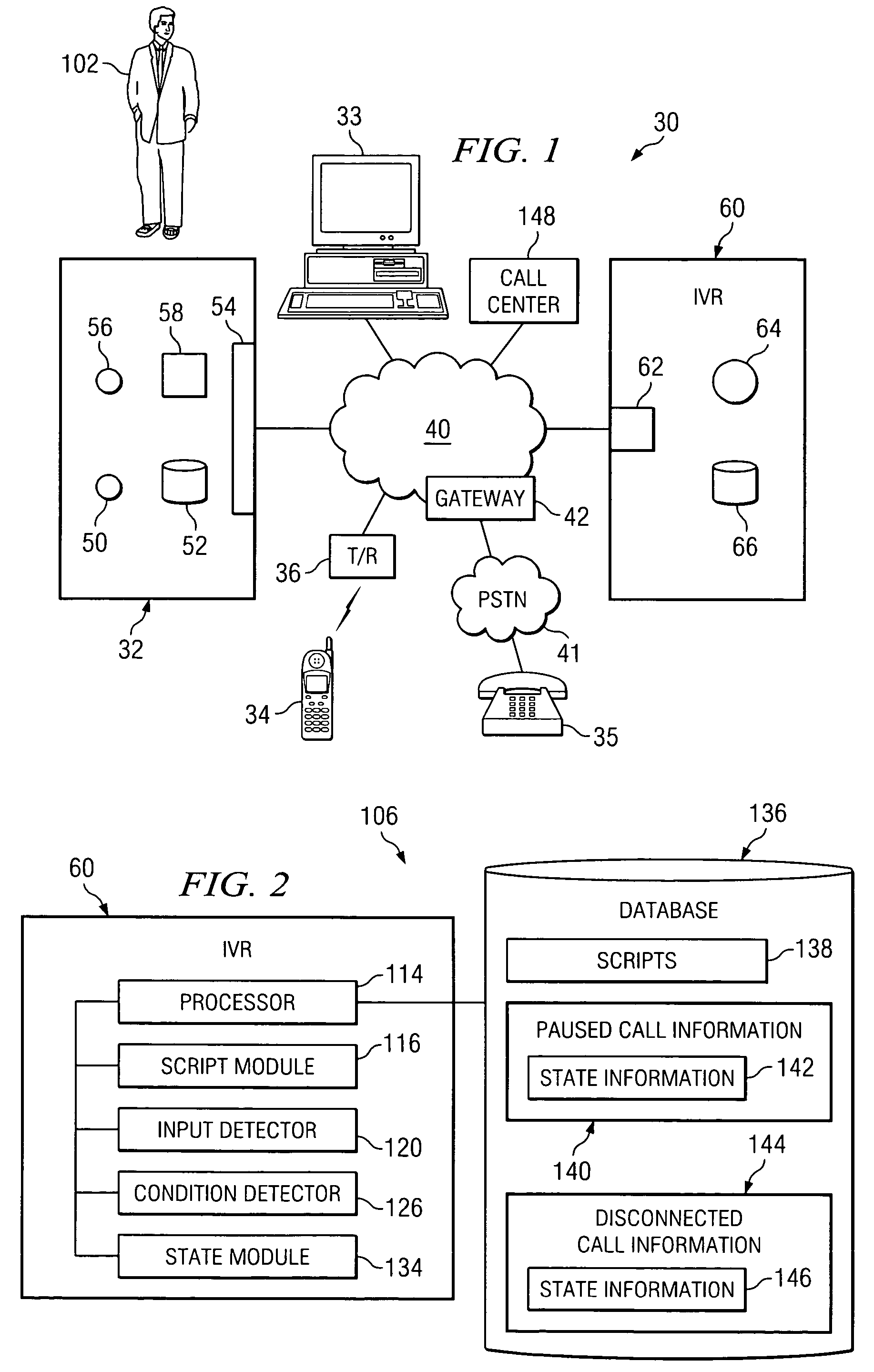 Method and system of pausing an IVR session