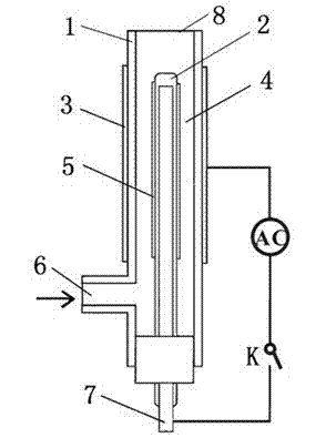 Method of evaporating sample injecting inducted by dielectric barrier discharge microplasma