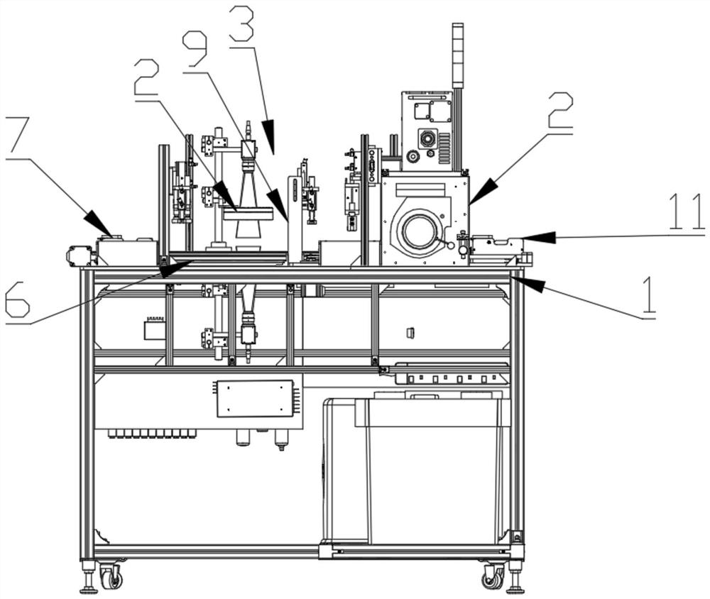 Laser marking and camera detection system based on Internet of things