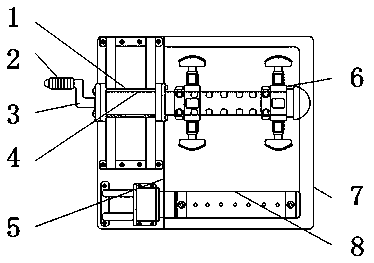 Packaging film and packing tape roll-up support rack